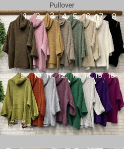 Rollkragen Pullover,  verschiedene Farben,  Einheitsgröße,  H/W 22/23