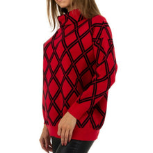 Laden Sie das Bild in den Galerie-Viewer, Damen Pullover Gr. One Size - red, H/W
