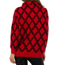 Laden Sie das Bild in den Galerie-Viewer, Damen Pullover Gr. One Size - red, H/W
