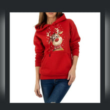 Laden Sie das Bild in den Galerie-Viewer, Damen Pullover  Motiv red, H/W
