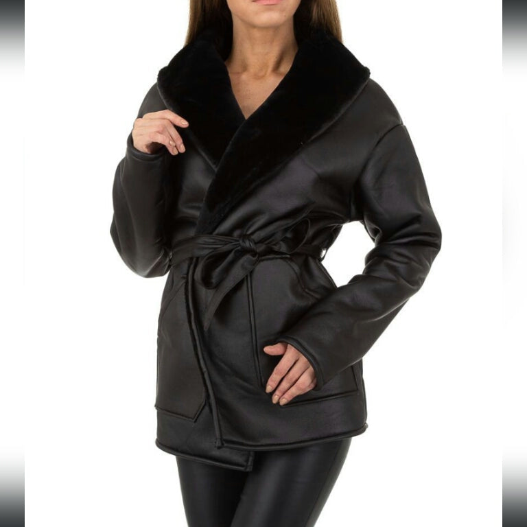 DAMEN JACKE black, H/W