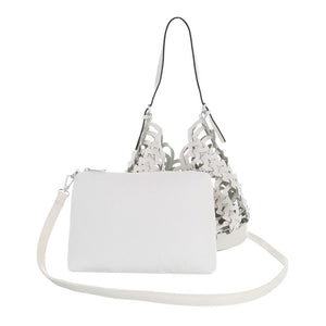 Damen Schultertasche - white ,F/S 2021