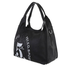 Laden Sie das Bild in den Galerie-Viewer, Damen Tasche Shopper - black
