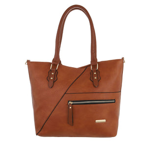 Damen Schultertasche - cuoio