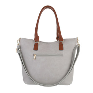 Damen Schultertasche - grey